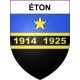 Éton Sticker wappen, gelsenkirchen, augsburg, klebender aufkleber