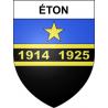 Éton 55 ville sticker blason écusson autocollant adhésif