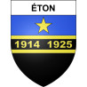 Pegatinas escudo de armas de Éton adhesivo de la etiqueta engomada