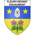 Fleury-devant-Douaumont 55 ville sticker blason écusson autocollant adhésif