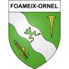 Foameix-Ornel Sticker wappen, gelsenkirchen, augsburg, klebender aufkleber