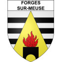 Forges-sur-Meuse Sticker wappen, gelsenkirchen, augsburg, klebender aufkleber