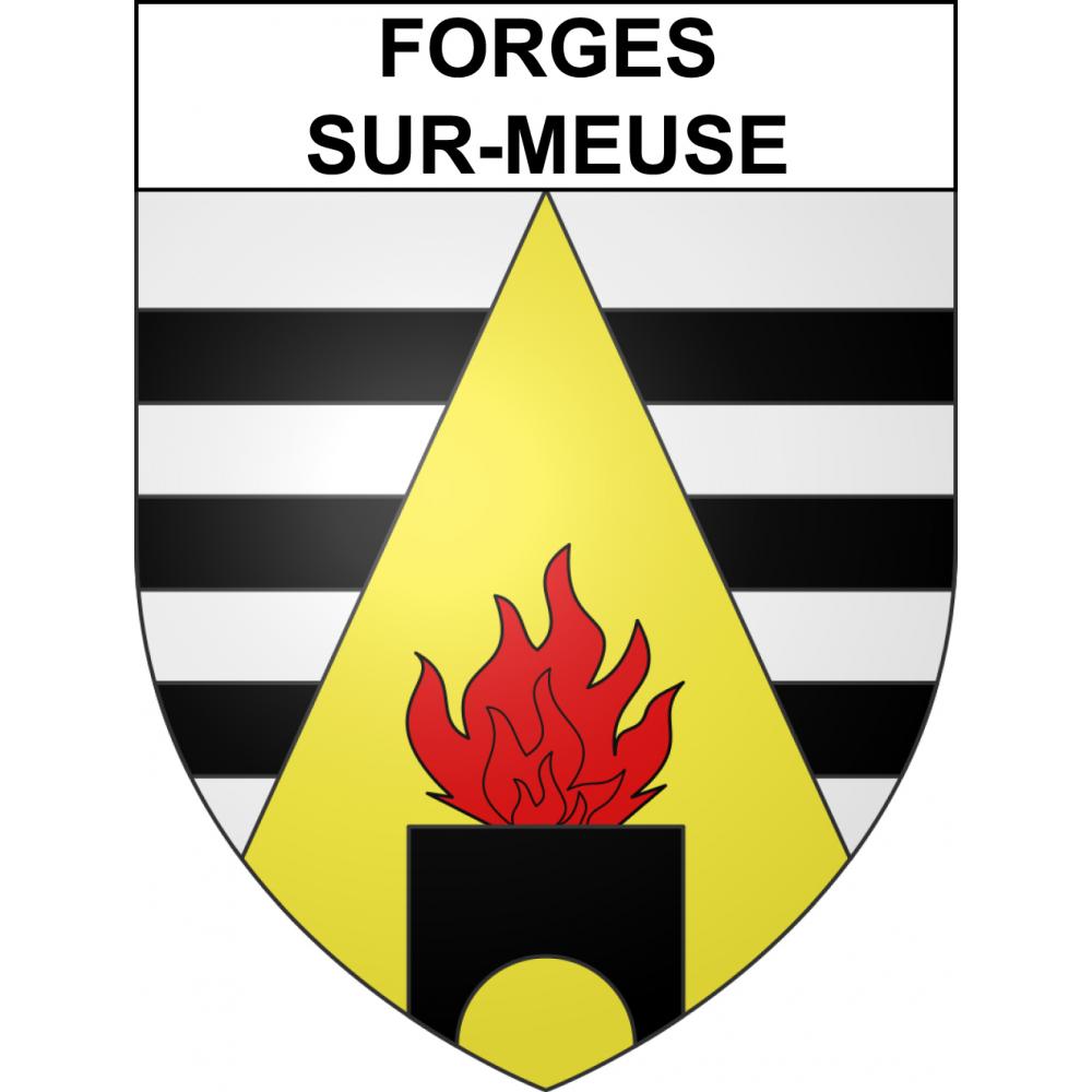 Forges-sur-Meuse 55 ville sticker blason écusson autocollant adhésif
