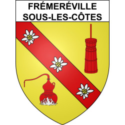 Adesivi stemma Frémeréville-sous-les-Côtes adesivo