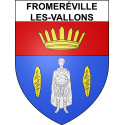 Fromeréville-les-Vallons 55 ville sticker blason écusson autocollant adhésif