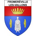 Fromeréville-les-Vallons 55 ville sticker blason écusson autocollant adhésif