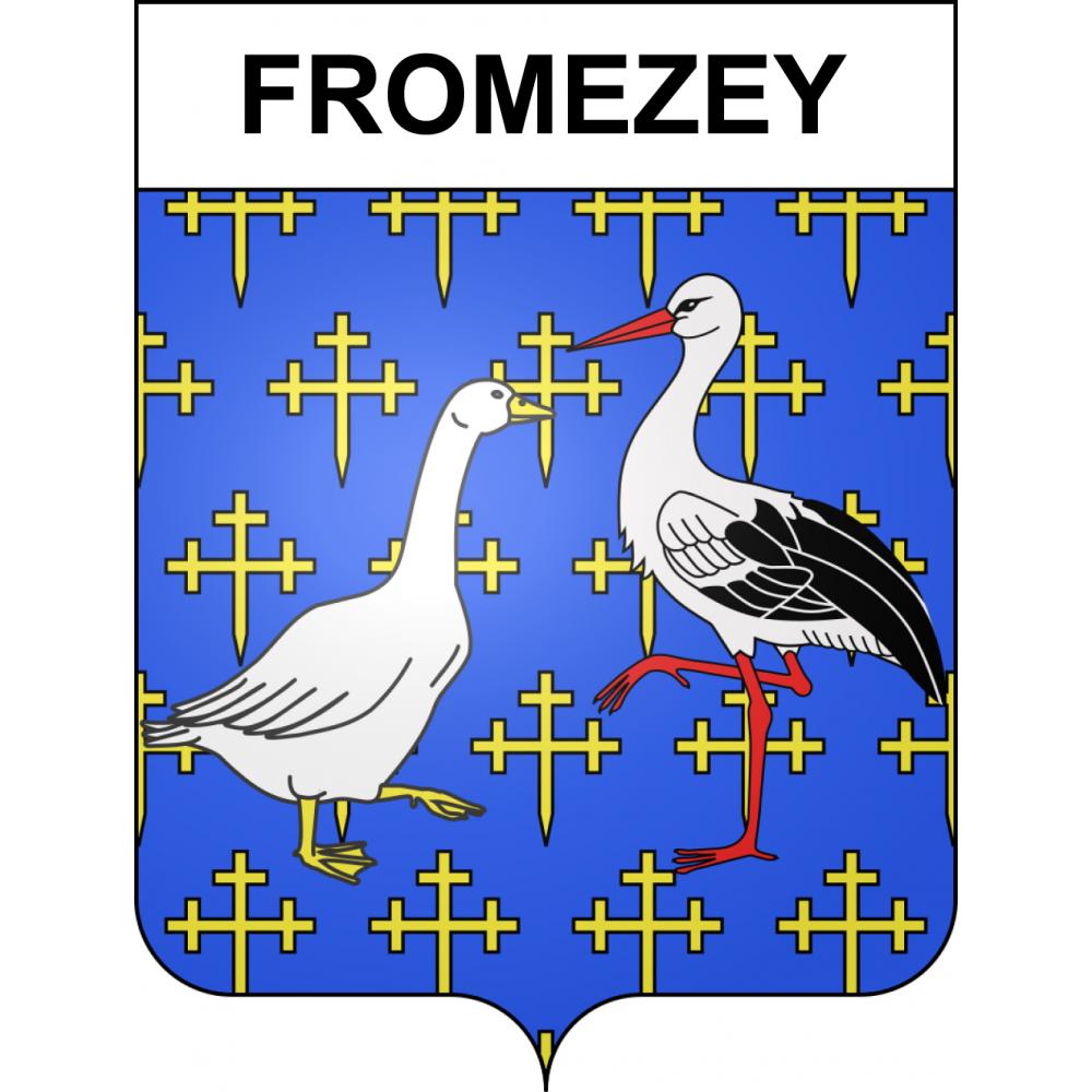 Fromezey Sticker wappen, gelsenkirchen, augsburg, klebender aufkleber