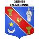 Gesnes-en-Argonne Sticker wappen, gelsenkirchen, augsburg, klebender aufkleber