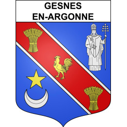 Gesnes-en-Argonne Sticker wappen, gelsenkirchen, augsburg, klebender aufkleber