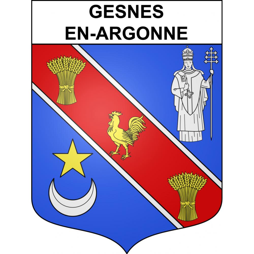 Adesivi stemma Gesnes-en-Argonne adesivo