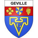 Stickers coat of arms Geville adhesive sticker