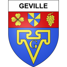 Stickers coat of arms Geville adhesive sticker