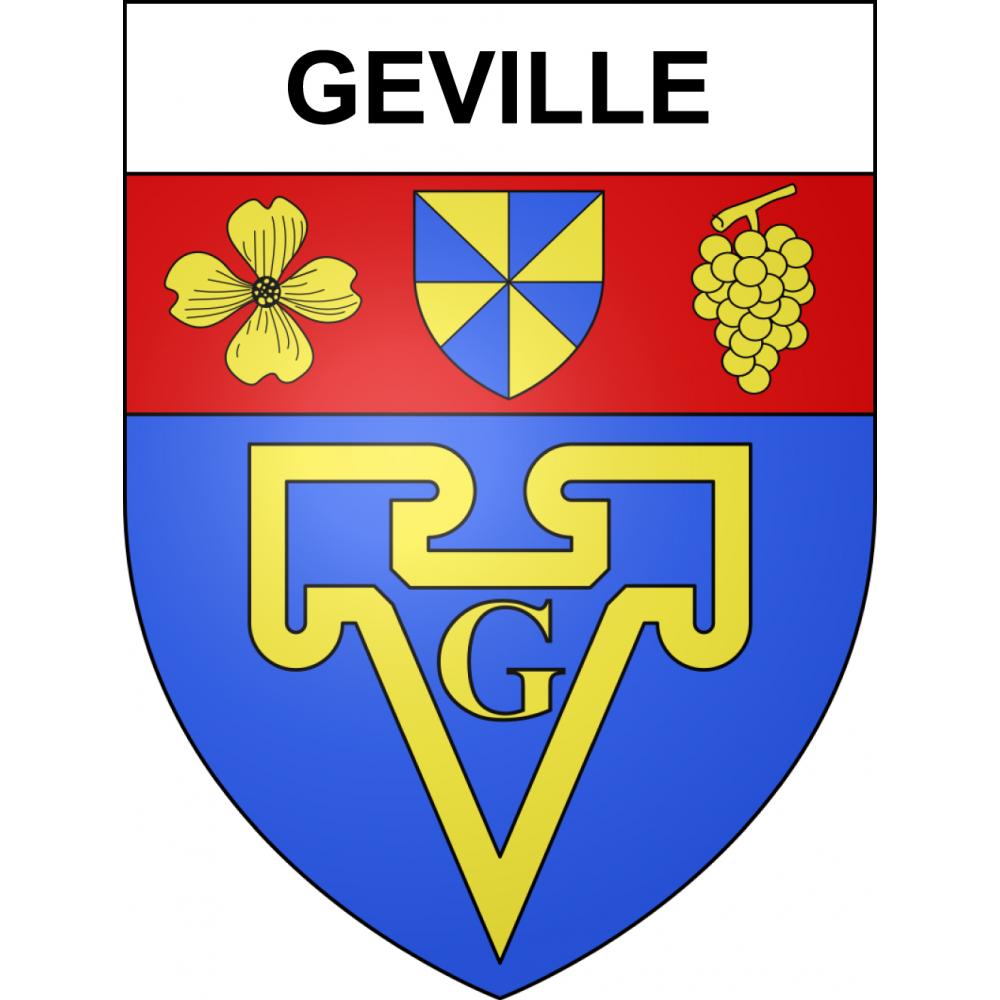 Stickers coat of arms Geville adhesive sticker
