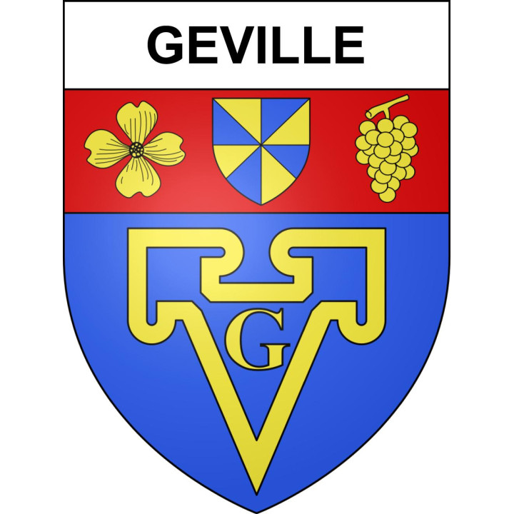 Geville Sticker wappen, gelsenkirchen, augsburg, klebender aufkleber