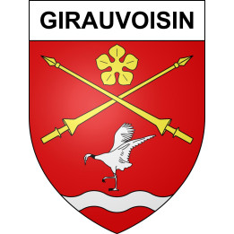 Stickers coat of arms Girauvoisin adhesive sticker