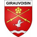Girauvoisin 55 ville sticker blason écusson autocollant adhésif