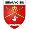 Girauvoisin 55 ville sticker blason écusson autocollant adhésif