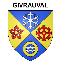 Adesivi stemma Givrauval adesivo