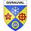 Givrauval Sticker wappen, gelsenkirchen, augsburg, klebender aufkleber