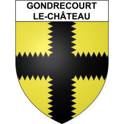 Adesivi stemma Gondrecourt-le-Château adesivo