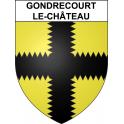 Gondrecourt-le-Château 55 ville sticker blason écusson autocollant adhésif