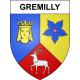 Gremilly 55 ville sticker blason écusson autocollant adhésif