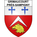 Grimaucourt-près-Sampigny 55 ville sticker blason écusson autocollant adhésif