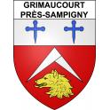Grimaucourt-près-Sampigny 55 ville sticker blason écusson autocollant adhésif