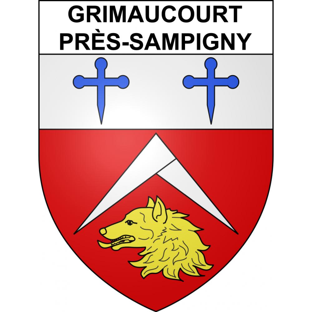 Stickers coat of arms Grimaucourt-près-Sampigny adhesive sticker