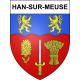 Stickers coat of arms Han-sur-Meuse adhesive sticker