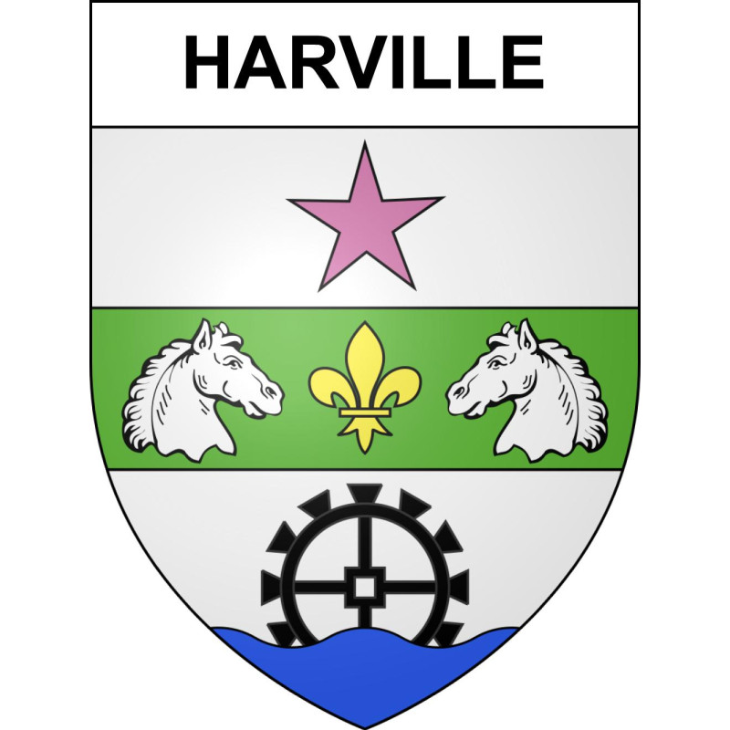 Adesivi stemma Harville adesivo