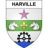 Stickers coat of arms Harville adhesive sticker