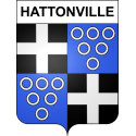 Stickers coat of arms Hattonville adhesive sticker
