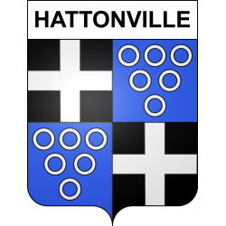 Stickers coat of arms Hattonville adhesive sticker