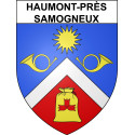 Haumont-près-Samogneux 55 ville sticker blason écusson autocollant adhésif