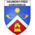 Haumont-près-Samogneux Sticker wappen, gelsenkirchen, augsburg, klebender aufkleber