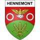 Stickers coat of arms Hennemont adhesive sticker