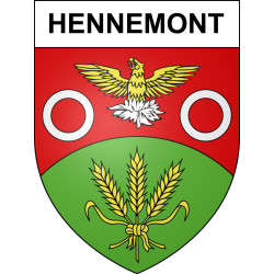 Adesivi stemma Hennemont adesivo