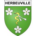 Herbeuville Sticker wappen, gelsenkirchen, augsburg, klebender aufkleber