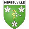 Herbeuville 55 ville sticker blason écusson autocollant adhésif