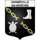 Herméville-en-Woëvre 55 ville sticker blason écusson autocollant adhésif