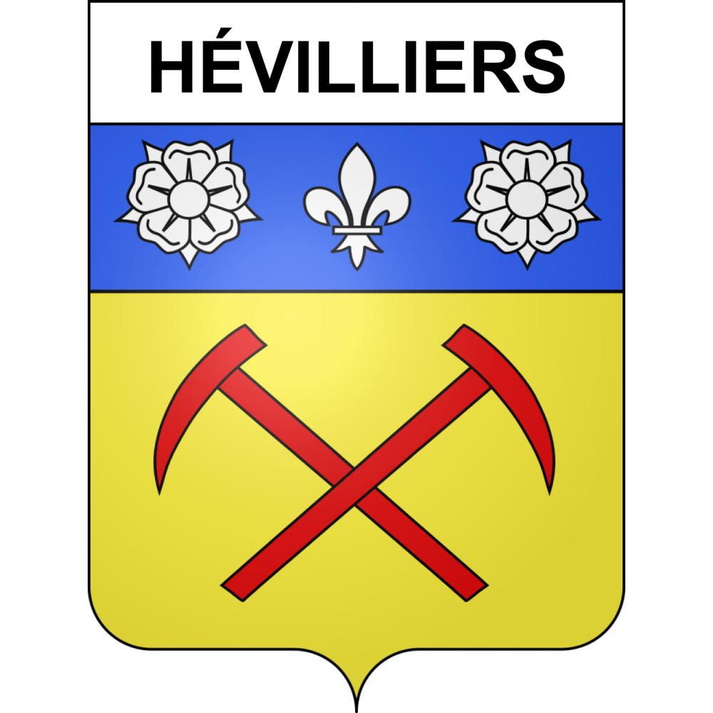 Adesivi stemma Hévilliers adesivo