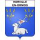 Horville-en-Ornois Sticker wappen, gelsenkirchen, augsburg, klebender aufkleber