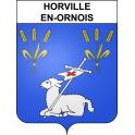 Horville-en-Ornois Sticker wappen, gelsenkirchen, augsburg, klebender aufkleber