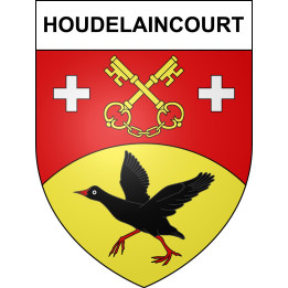 Stickers coat of arms Houdelaincourt adhesive sticker