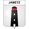 Jametz 55 ville sticker blason écusson autocollant adhésif