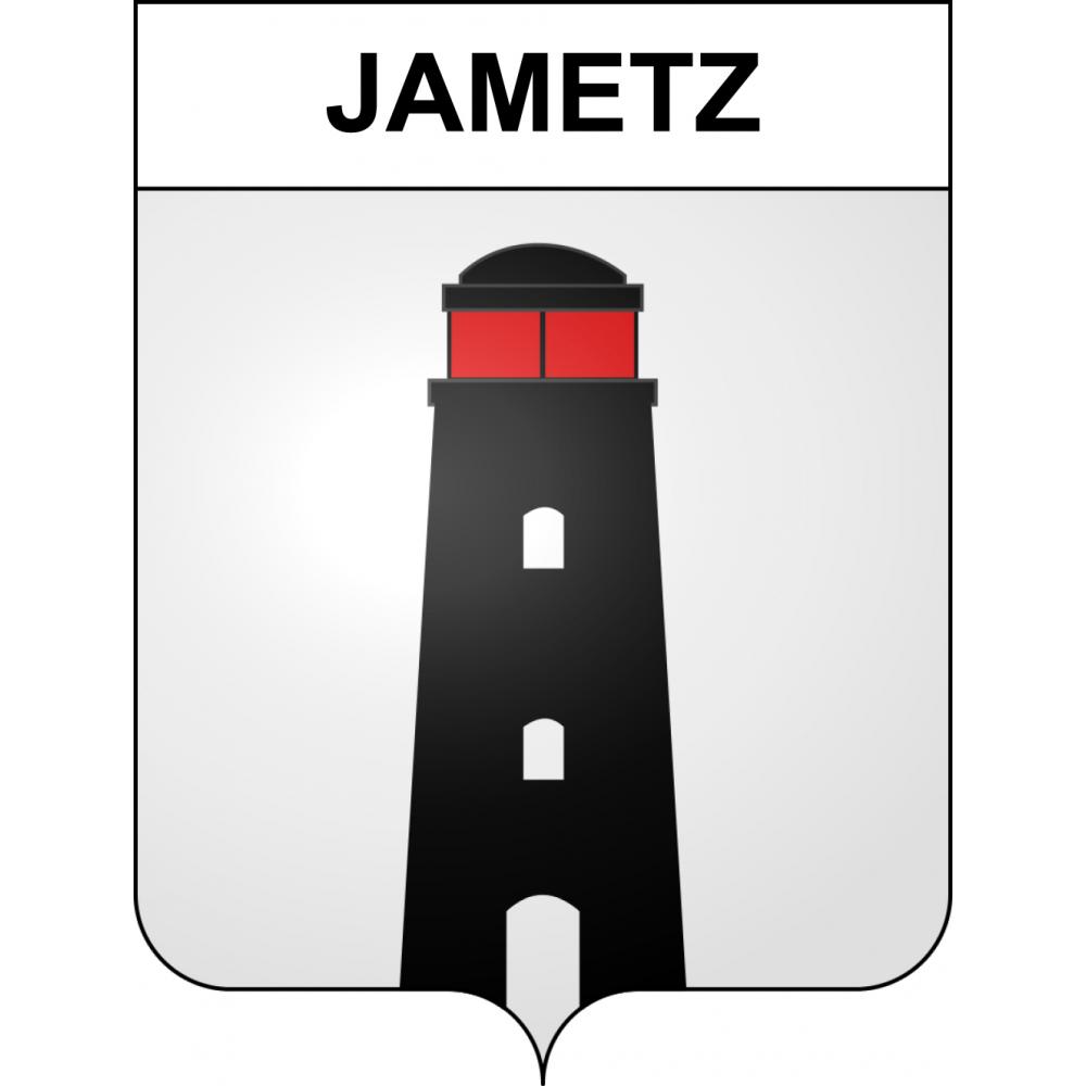Jametz 55 ville sticker blason écusson autocollant adhésif