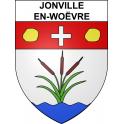 Jonville-en-Woëvre 55 ville sticker blason écusson autocollant adhésif