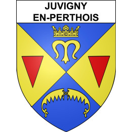 Juvigny-en-Perthois Sticker wappen, gelsenkirchen, augsburg, klebender aufkleber