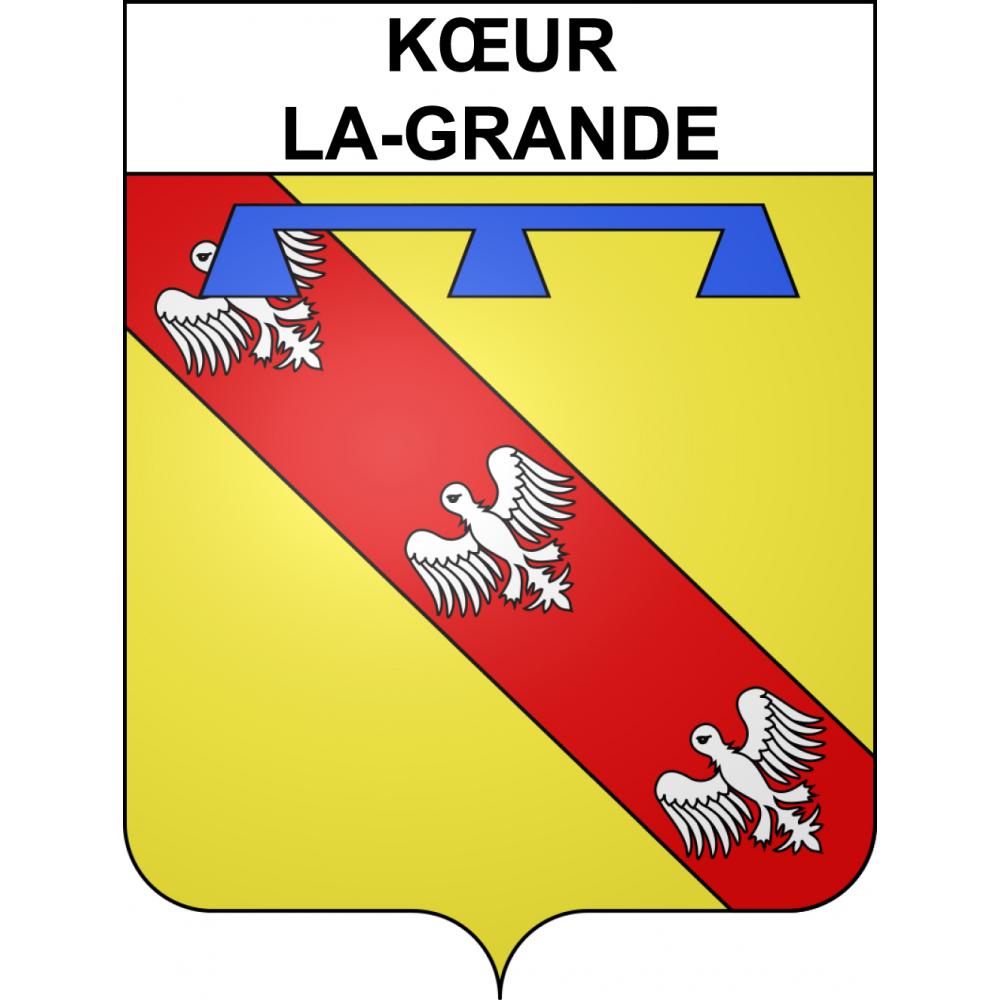 Adesivi stemma Kœur-la-Grande adesivo